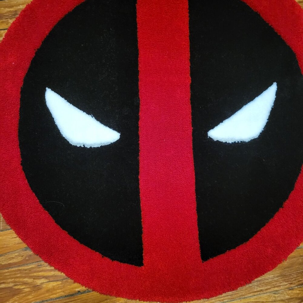 Custom Handmade Deadpool rug